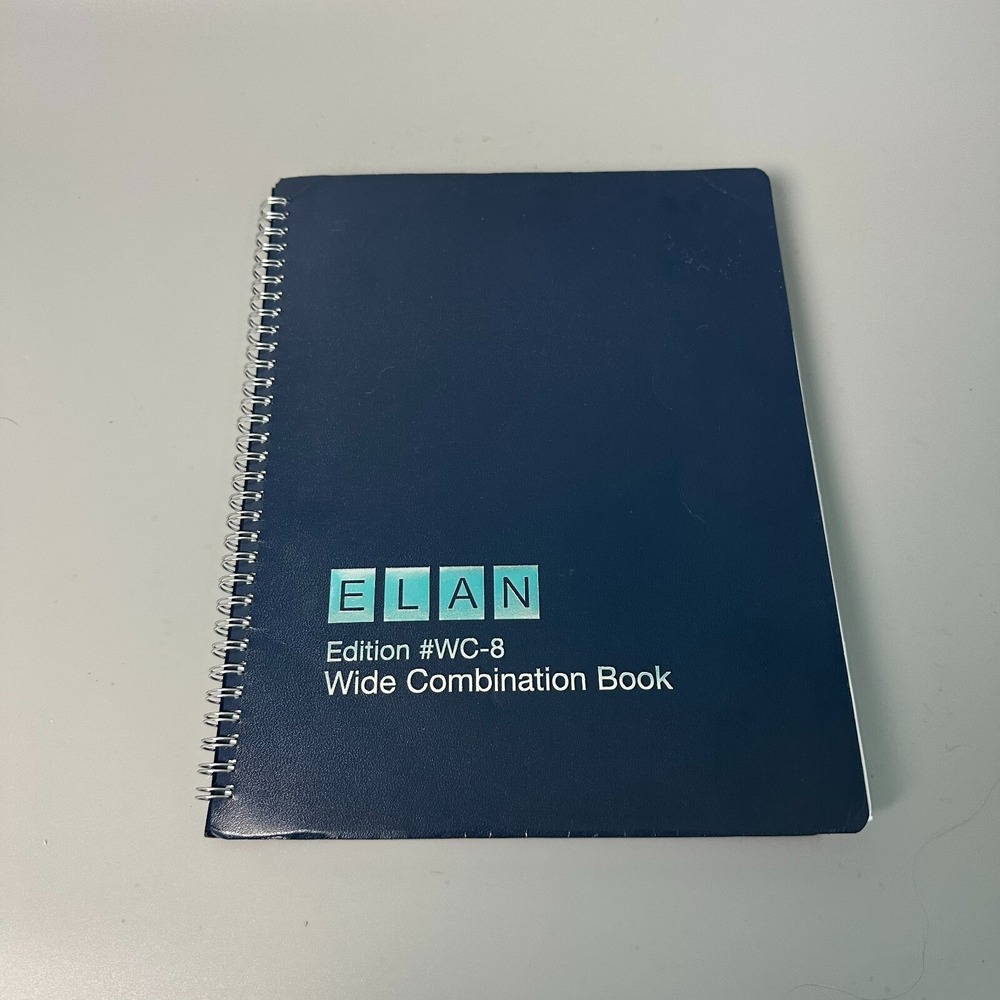 Elan Edition WC-8 Wide Combination Weekly Lesson Plan Book 8 Period 44 Week Navy